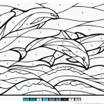 Ausmalbild: Malen Nach Zahlen Delfine Ausmalbilder Kostenlos Zum ... Fuer Malen Nach Zahlen Arbeitsblätter
