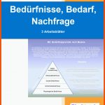 BedÃ¼rfnisse, Bedarf, Nachfrage Fuer Güterarten Arbeitsblatt