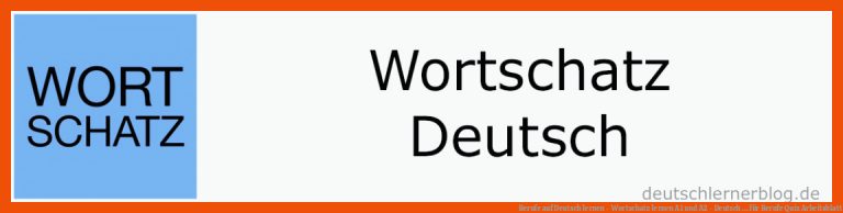 Berufe auf Deutsch lernen - Wortschatz lernen A1 und A2 - Deutsch ... für berufe quiz arbeitsblatt