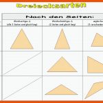 BestimmungsstÃ¼cke Des Dreiecks Fuer Dreiecksarten Arbeitsblatt