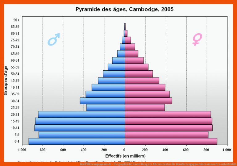 BevÃ¶lkerungspyramide - Die graphische Darstellung der Altersstruktur für bevölkerungspyramiden auswerten arbeitsblatt