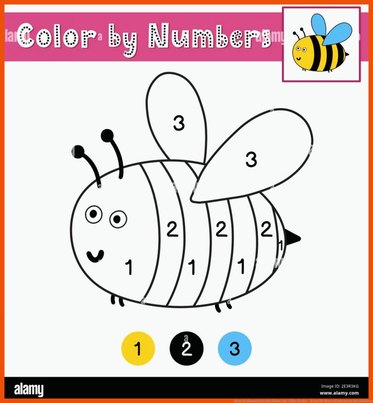 Biene Zeichnung Saeite Stockfotos und -bilder Kaufen - Alamy für bienen kindergarten arbeitsblätter