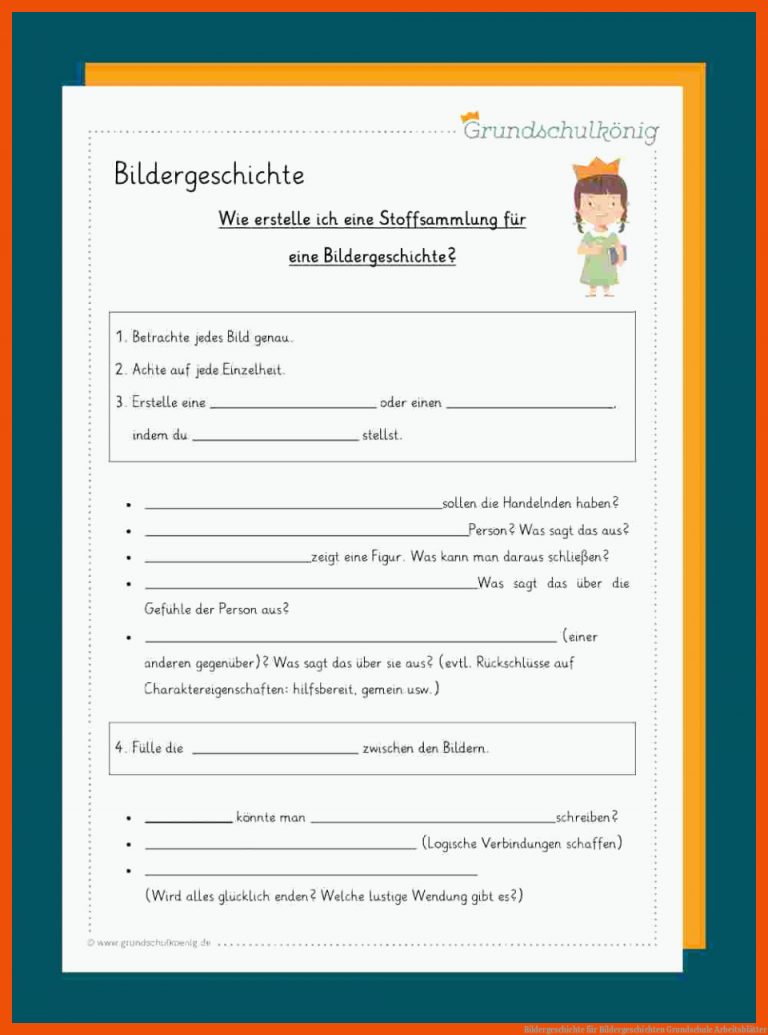 Bildergeschichte Fuer Bildergeschichten Grundschule Arbeitsblätter