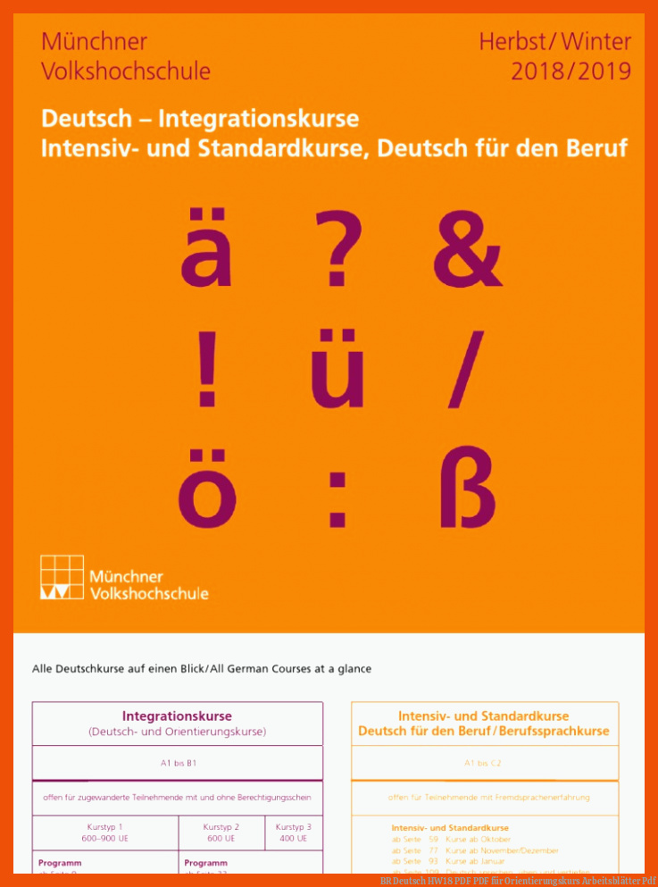 BR Deutsch HW18 PDF | PDF für orientierungskurs arbeitsblätter pdf