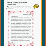 Briefe Schreiben Fuer Arbeitsblätter Briefe Schreiben 5 Klasse