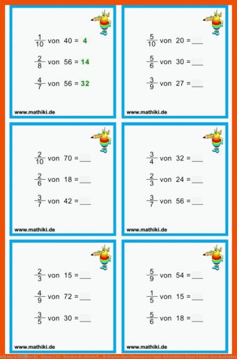 7 Bruchrechnen Klassenarbeit Mathe Arbeitsblätter Klasse 6 Brüche Zum