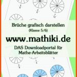 BrÃ¼che Grafisch Darstellen (i) (klasse 5/6) - Mathiki.de In 2020 ... Fuer Klasse 6 Brüche Darstellen Arbeitsblatt