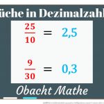 BrÃche In Dezimalzahlen Umwandeln 3 MÃ¶glichkeiten Schnell & Einfach ErklÃ¤rt Obachtmathe Fuer Dezimalzahlen Umwandeln Arbeitsblatt