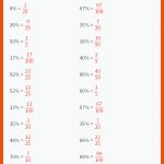 BrÃ¼che In Prozent Umrechnen Mathe-arbeitsblÃ¤tter 1mathe ... Fuer Brüche In Dezimalbrüche Umwandeln Arbeitsblatt