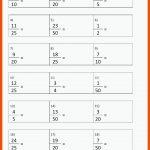 BrÃ¼che In Prozent Umwandeln â Mathe-lernen.net Fuer Brüche In Prozent Umrechnen 6. Klasse Arbeitsblätter