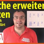 BrÃ¼che KÃ¼rzen & BrÃ¼che Erweitern Lehrerschmidt - Einfach ErklÃ¤rt! Fuer Erweitern Von Brüchen Arbeitsblätter