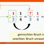 BrÃche Multiplizieren Einfach ErklÃ¤rt Mit Anleitung Fuer Gemischte Zahlen Und Unechte Brüche Arbeitsblatt