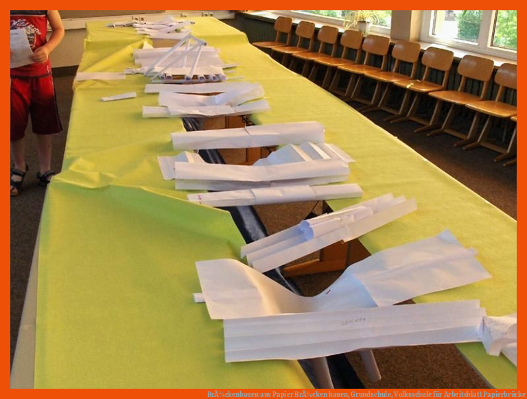 BrÃ¼ckenbauen aus Papier | BrÃ¼cken bauen, Grundschule, Volksschule für arbeitsblatt papierbrücke