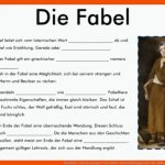 Buchklub-literaturmappe I: Die Fabel Tiroler Bildungsservice Fuer Aufbau Einer Fabel Arbeitsblatt