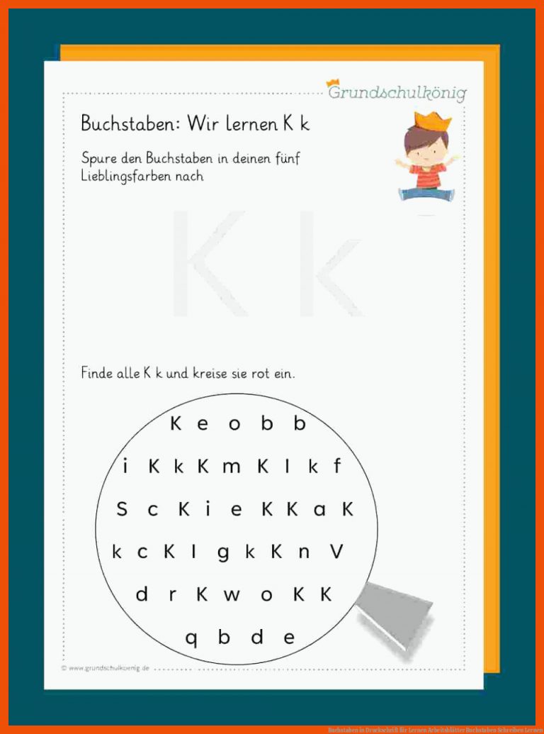 Buchstaben In Druckschrift Fuer Lernen Arbeitsblätter Buchstaben Schreiben Lernen