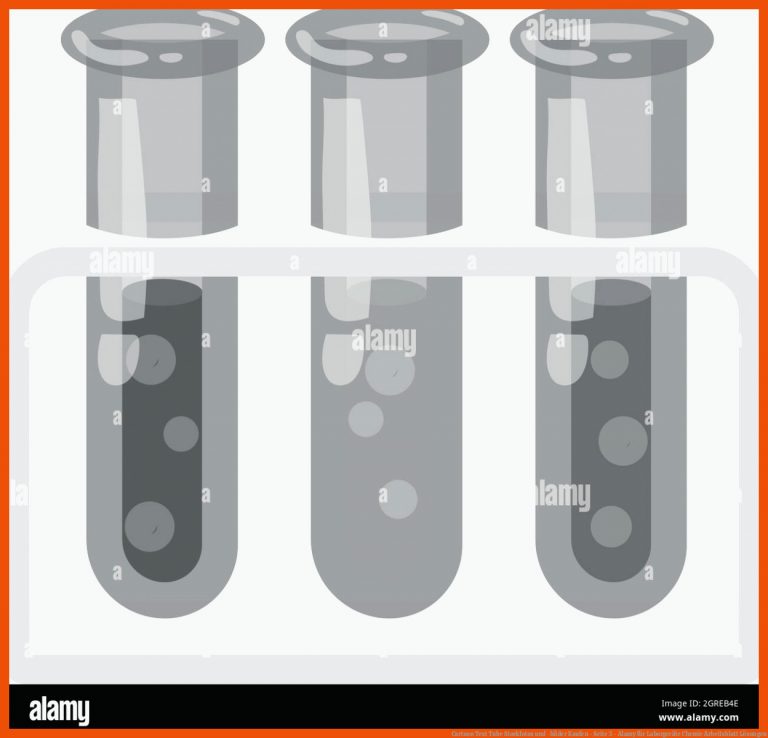 Cartoon Test Tube Stockfotos und -bilder Kaufen - Seite 3 - Alamy für laborgeräte chemie arbeitsblatt lösungen
