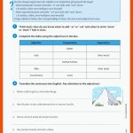 Comparison Of Adjectives: Irregular forms - Englisch-arbeitsblatt ... Fuer Adjektive Steigern Arbeitsblatt