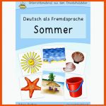 Daf-materialien: sommer/ferien Fuer Arbeitsblätter sommerferien