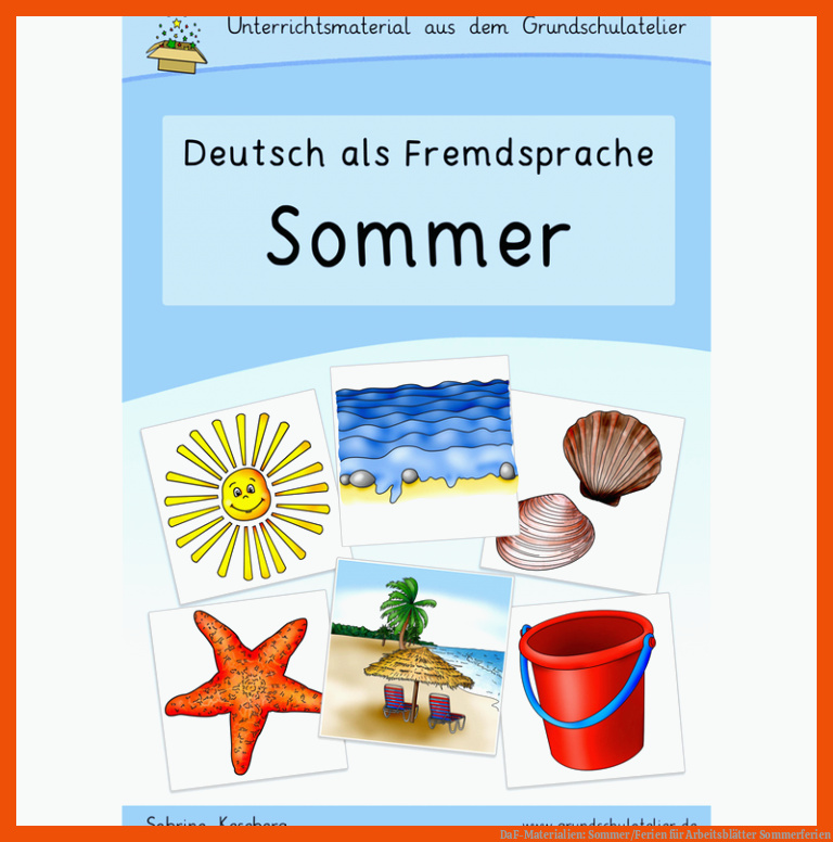 DaF-Materialien: Sommer/Ferien für arbeitsblätter sommerferien