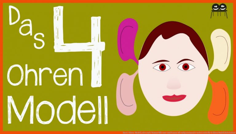 Das 4-Ohren-Modell, oder auch: Warum MÃ¤nner und Frauen stÃ¤ndig aneinander vorbei reden für 4 ohren modell arbeitsblatt