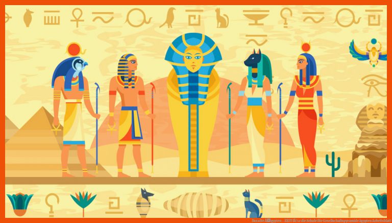 Das alte Ãgypten - ZEIT fÃ¼r die Schule für gesellschaftspyramide ägypten arbeitsblatt