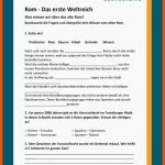 Das Alte Rom Fuer so Wohnten Die Römer Arbeitsblatt