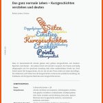 Das Ganz normale Leben - Kurzgeschichten Verstehen Und Deuten Fuer Merkmale Kurzgeschichte Arbeitsblatt