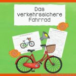Das Verkehrssichere Fahrrad Fuer Geschichte Des Fahrrads Arbeitsblatt