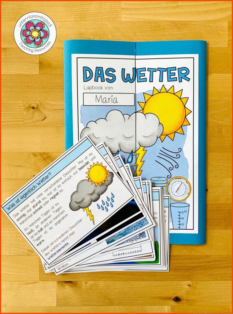 DAS WETTER - Materialpaket â Unterrichtsmaterial in den FÃ¤chern ... für wetterelemente arbeitsblatt