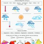 Das Wetter Und Die Richtige Kleidung Worksheet Fuer Wetter Arbeitsblätter