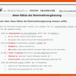 Dass-sÃ¤tze Wir Lernen Online Fuer Dass Sätze Arbeitsblatt