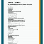 Daz / Daf: Kardinalzahlen Fuer Zahlen In Worten Schreiben Arbeitsblatt 5. Klasse