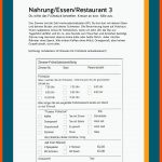 Daz / Daf: Nahrung, Essen, Restaurant Fuer Arbeitsblätter Gastgewerbe Kostenlos