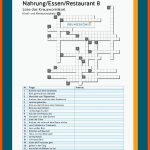 Daz / Daf: Nahrung, Essen, Restaurant Fuer Arbeitsblätter Gastgewerbe Kostenlos