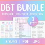 Dbt Bundle Tagebuchkarte Cheat Sheet Positive Etsy Schweiz Fuer Dbt Arbeitsblätter Pdf