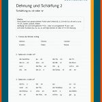 Dehnung Und SchÃ¤rfung Fuer Arbeitsblatt Doppelkonsonanten