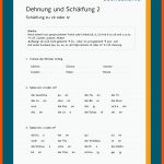 Dehnung Und SchÃ¤rfung Fuer Ck Tz Arbeitsblätter