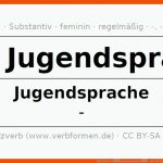 Deklination âjugendspracheâ - Alle FÃ¤lle Des Substantivs, Plural ... Fuer Jugendsprache Arbeitsblätter