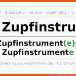Deklination âzupfinstrumentâ - Alle FÃ¤lle Des Substantivs, Plural ... Fuer Zupfinstrumente Arbeitsblatt