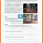Der Besuch Einer Moschee - Meinunterricht Fuer Moschee Aufbau Arbeitsblatt