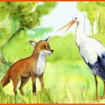 Der Fuchs Und Der Storch. Eine Fabel Von Ãsop. Kamishibai Bildkartenset.: Entdecken - ErzÃ¤hlen - Begreifen: Fabeln, Sagen Und Legenden. Offizieller ... Fuer Der Fuchs Und Der Storch Arbeitsblatt