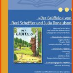 Der GrÃ¼ffeloÂ« Von Axel Scheffler Und Julia Donaldson - Ideen Und ... Fuer Wörtliche Rede Grundschule Arbeitsblätter