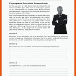 Der KÃ¶rper Spricht Mit - KÃ¶rpersprache: Nonverbale Kommunikation ... Fuer Nonverbale Kommunikation Arbeitsblatt