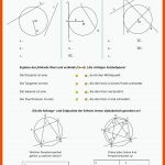 Der Kreis â Linien Am Kreis â Mathe-lernen.net Fuer Geraden Am Kreis Arbeitsblatt