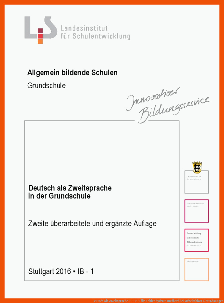 Deutsch Als Zweitsprache PDF | PDF für kohlenhydrate im überblick arbeitsblatt klett lösungen