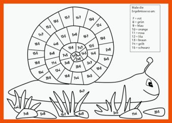 10 Ausmal Arbeitsblätter In Mathematik