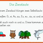 Deutsch Klasse 1: Verschiedene Laute - Selbstlaute, Mitlaute, Umlaute Und Zwielaute (homeschooling) Fuer Zwielaute Grundschule Arbeitsblatt