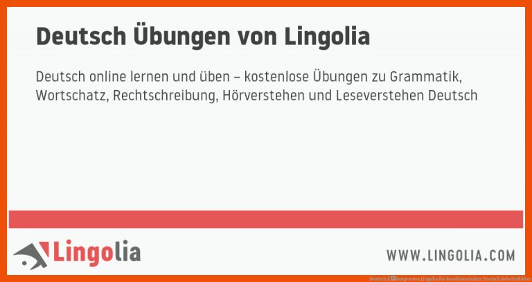 Deutsch Ãbungen von Lingolia für konditionalsätze deutsch arbeitsblätter