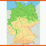 Deutschland - Physische Karte - Erdkunde-quiz Fuer Deutschland Gebirge Flüsse Arbeitsblatt