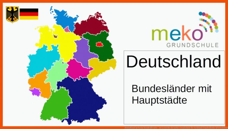 Deutschland und seine BundeslÃ¤nder - ein Lernvideo der meko-Grundschule für sachkunde bundesländer arbeitsblätter